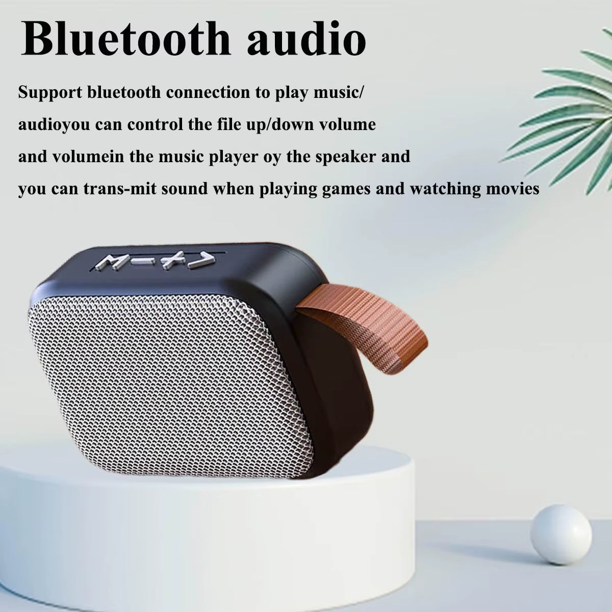 Portable Speakers Outdoor Bluetooth 5.0 Mini Oxford Loudspeaker Wireless Column 3D Stereo Music Player Surround Hifi Sound Box